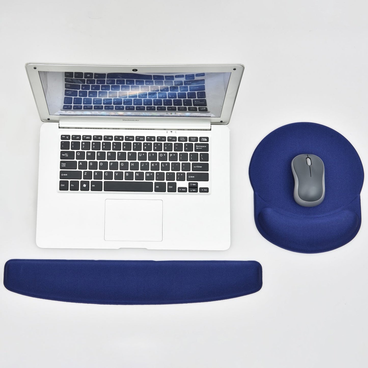 DAC® MP-123 Super-Gel™ "Racetrack" Mouse Pad with Palm Support, Blue