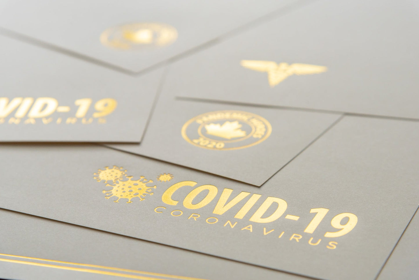 St. James® Premium Weight "Pandemic Heroes" Certificates, Gold Foil, Ivory, 65 lb, 8.5 x 11", Pack of 25