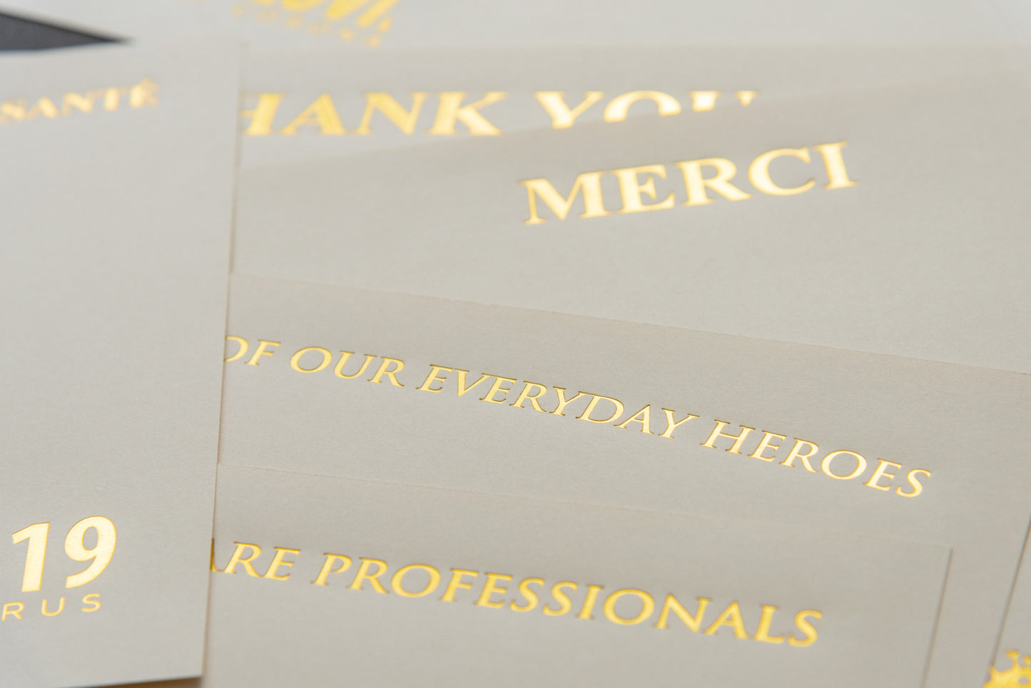 St. James® Premium Weight "Thank You" Certificates, Gold Foil, Ivory, 65 lb, 8.5 x 11", Pack of 25