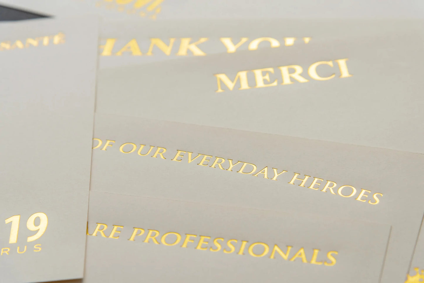 St. James® Premium Weight "Thank You" Certificates, Gold Foil, Ivory, 65 lb, 8.5 x 11", Pack of 25