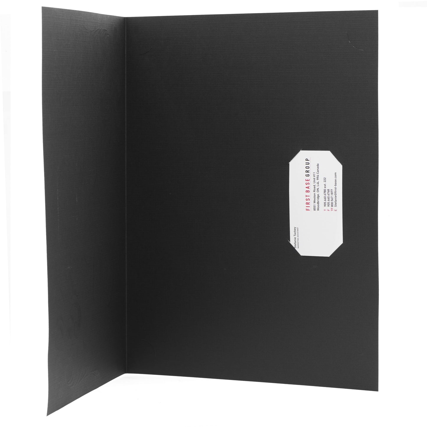 St. James® Certificate Holders with Gift Card Holder, Silver Foil Deco, Black, Pack of 5, 83540
