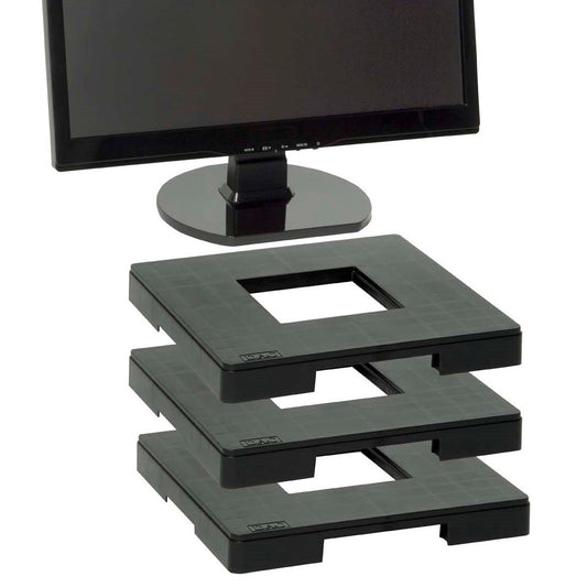 DAC® MP-106 Ergonomic Monitor Riser Block, Black