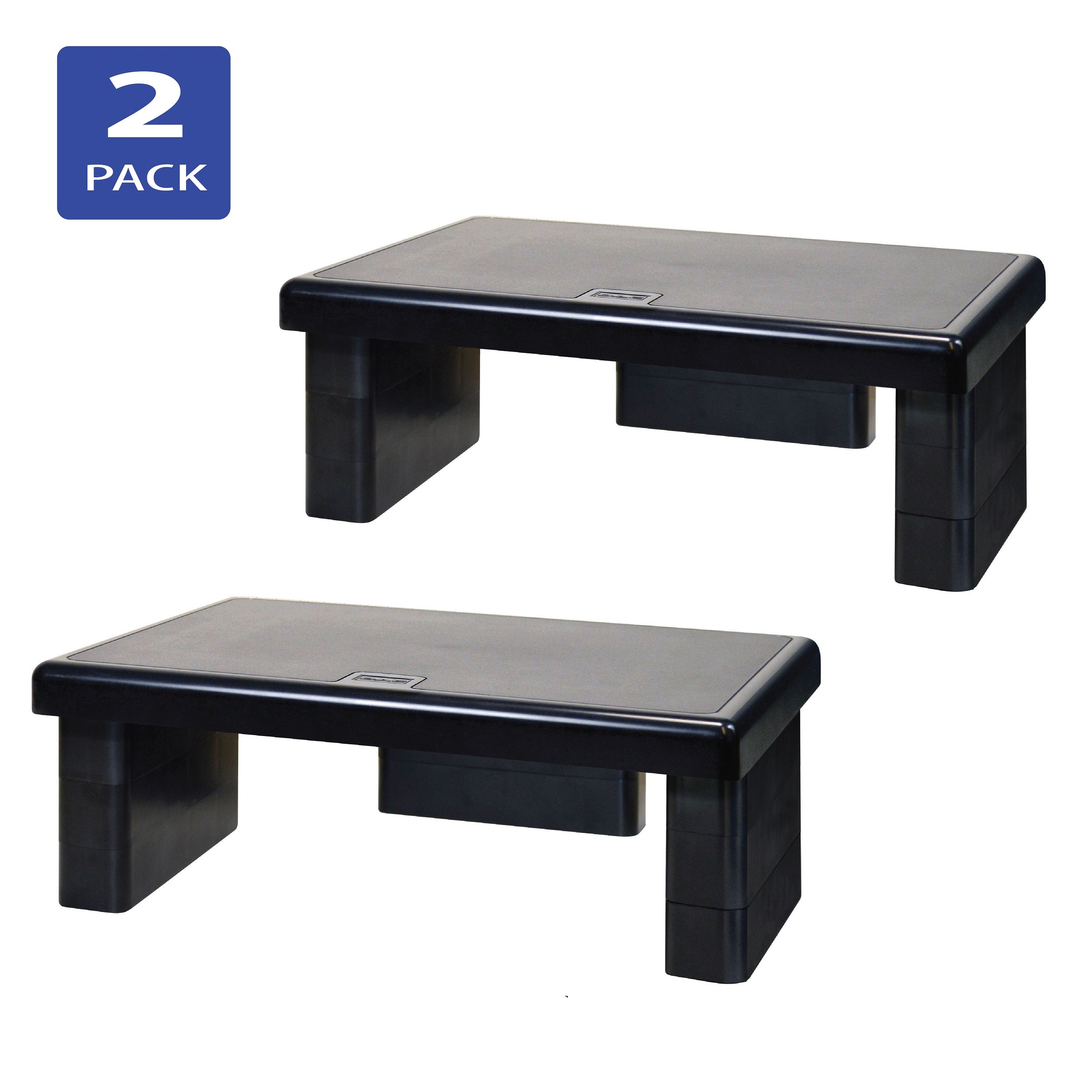 2-Pack DAC® Stax™ MP-107 Ergonomic Height-Adjustable Monitor/Laptop ...