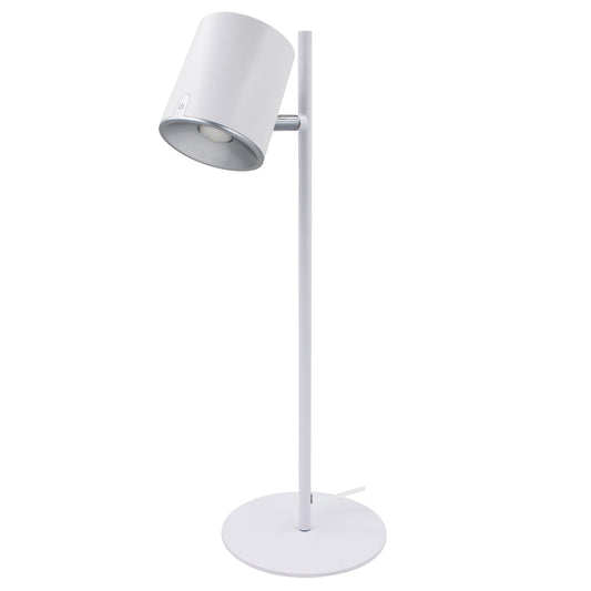 DAC® MP-324 Metal LED Desk Lamp with 340° Rotating Head, White