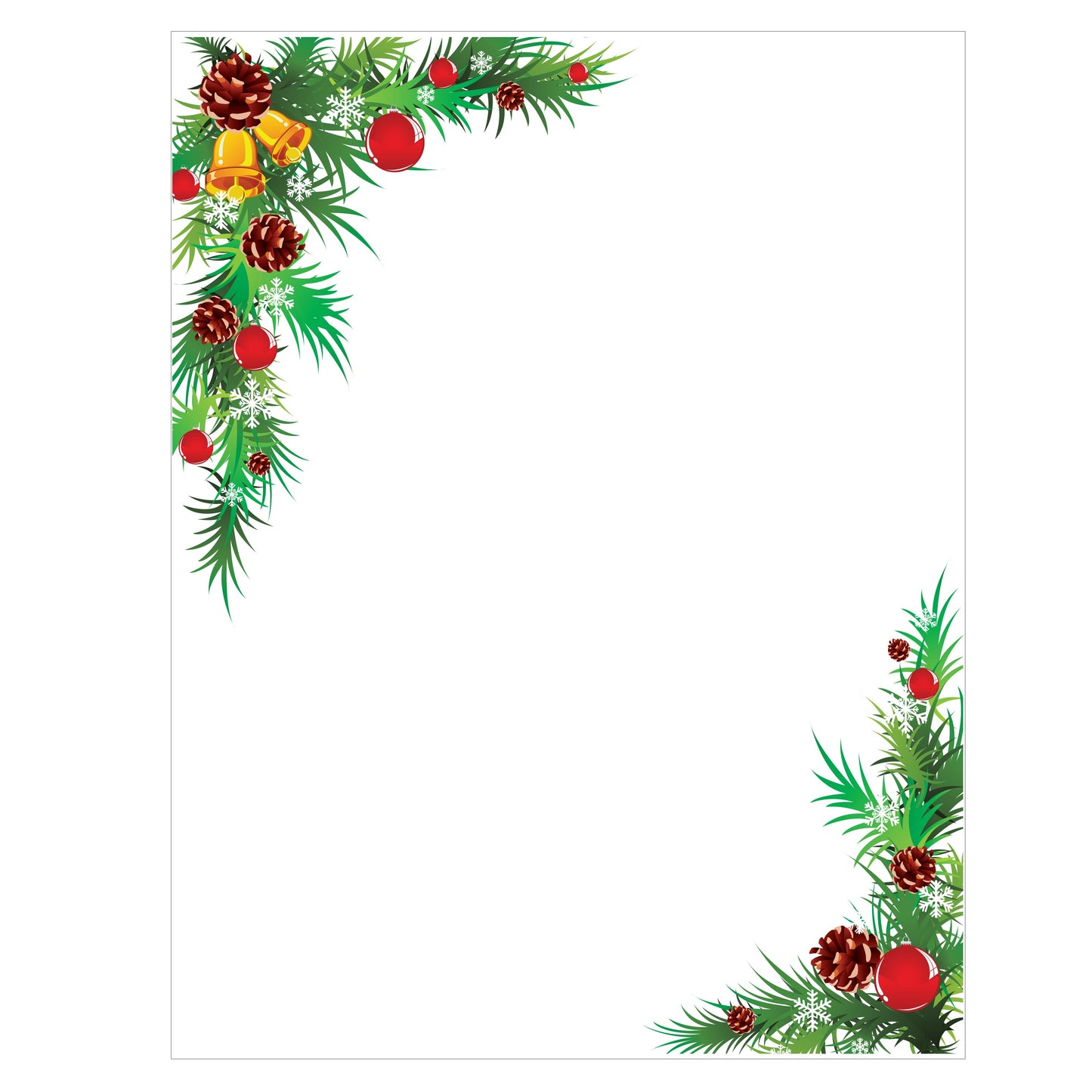 St. James® Holiday Collection, Holiday Wreath, 8.5 x 11", 24 lb, 25 sheets/pk