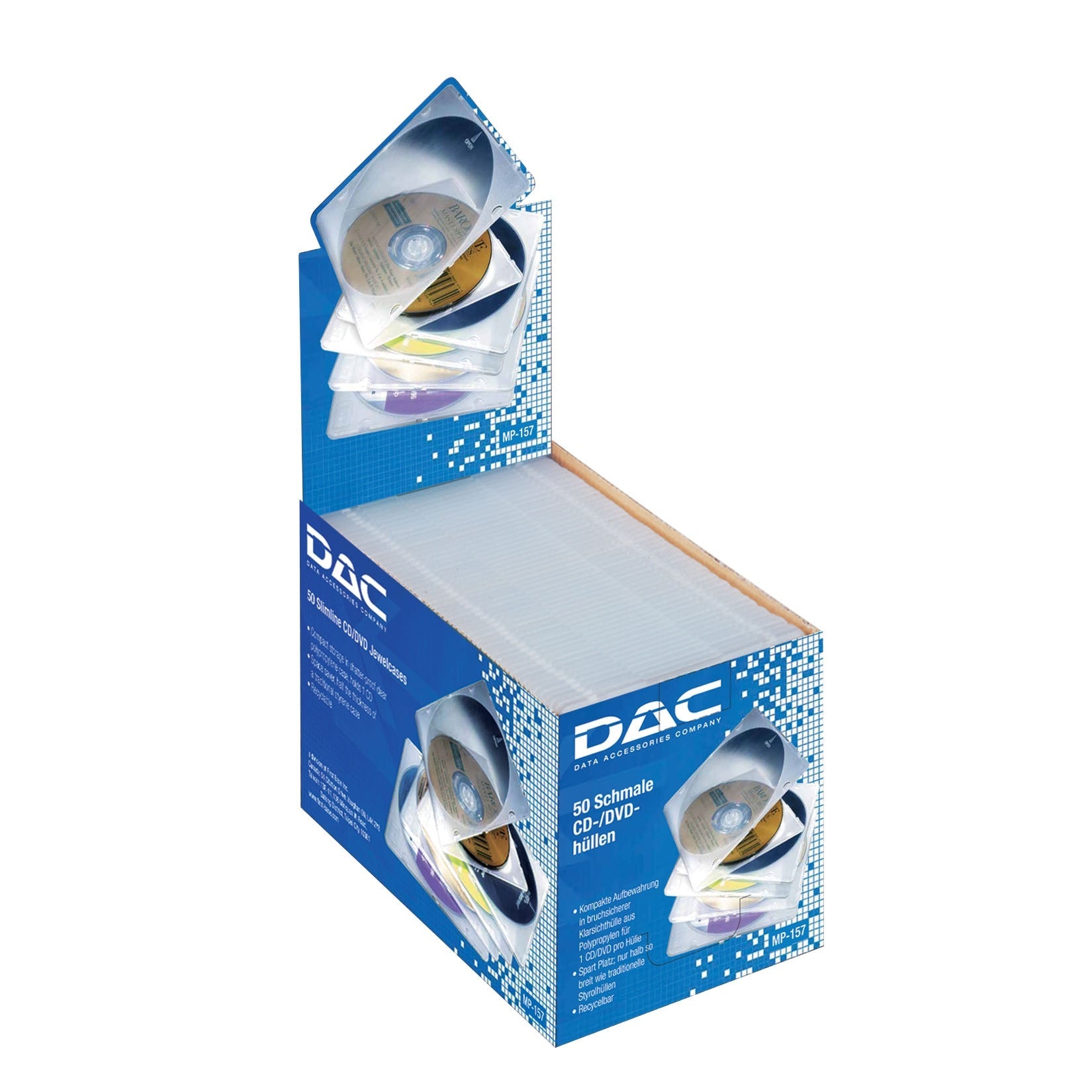 CD/DVD clear cases compact cd holder